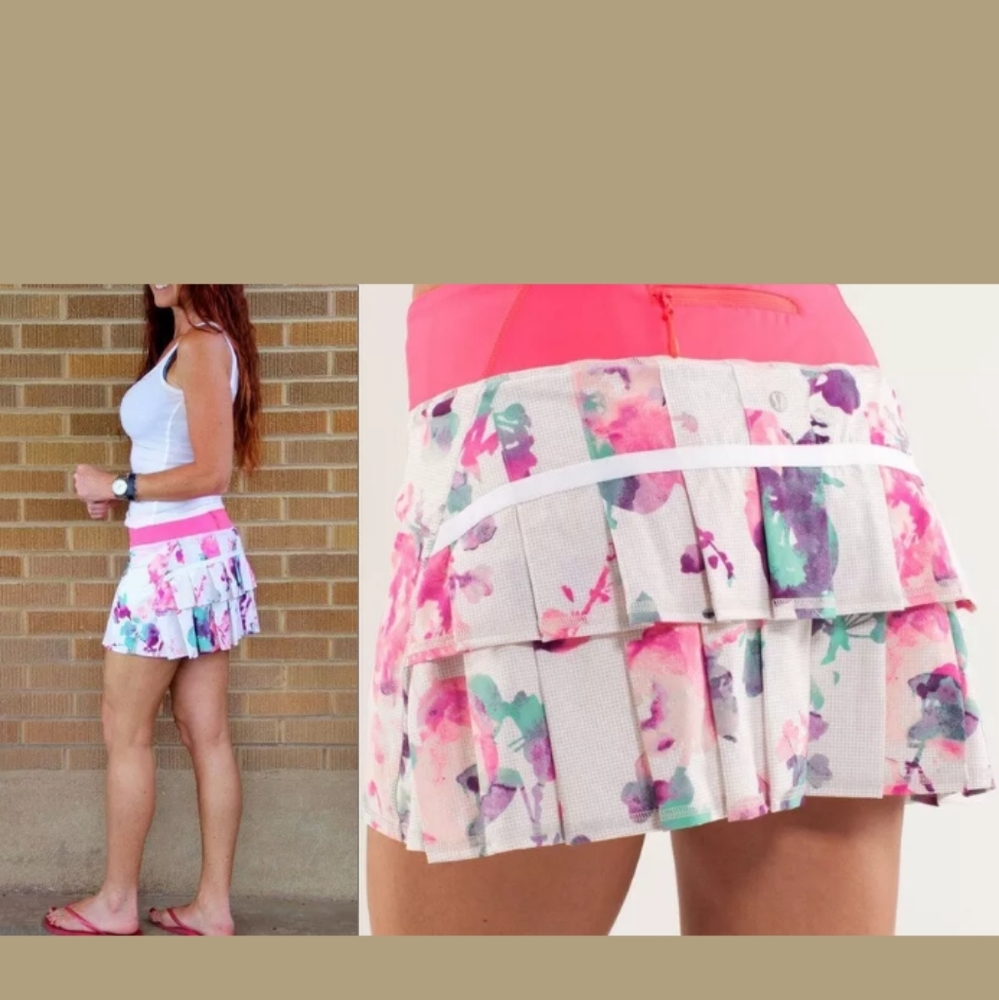 Lululemon Athletica tennis running skort skirt 4